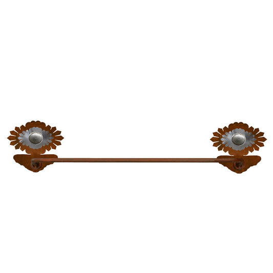 Sun Burst Concho Towel Bar - OVERSTOCK