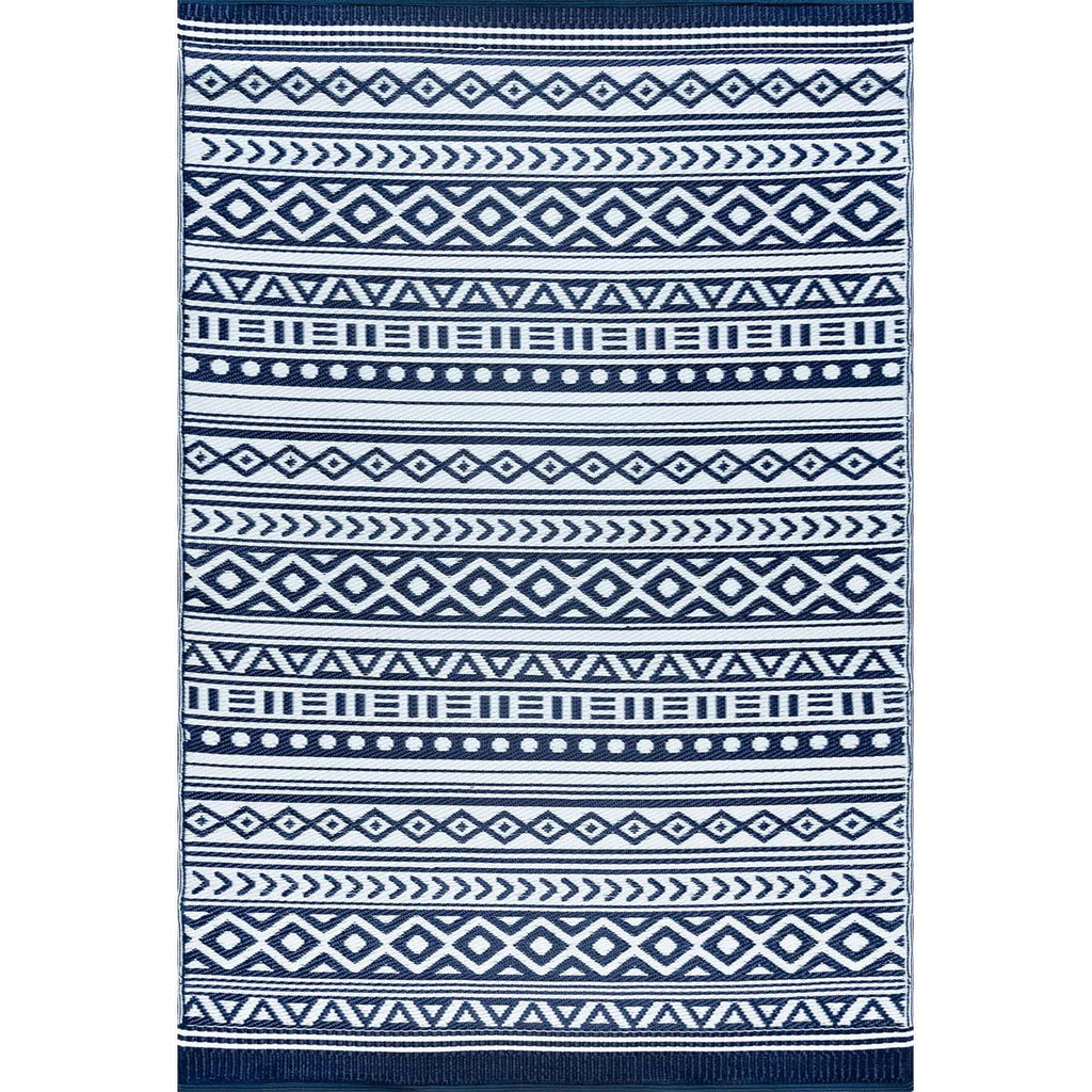 Avandaro Blue Indoor/Outdoor Utility Mat - 6 x 9