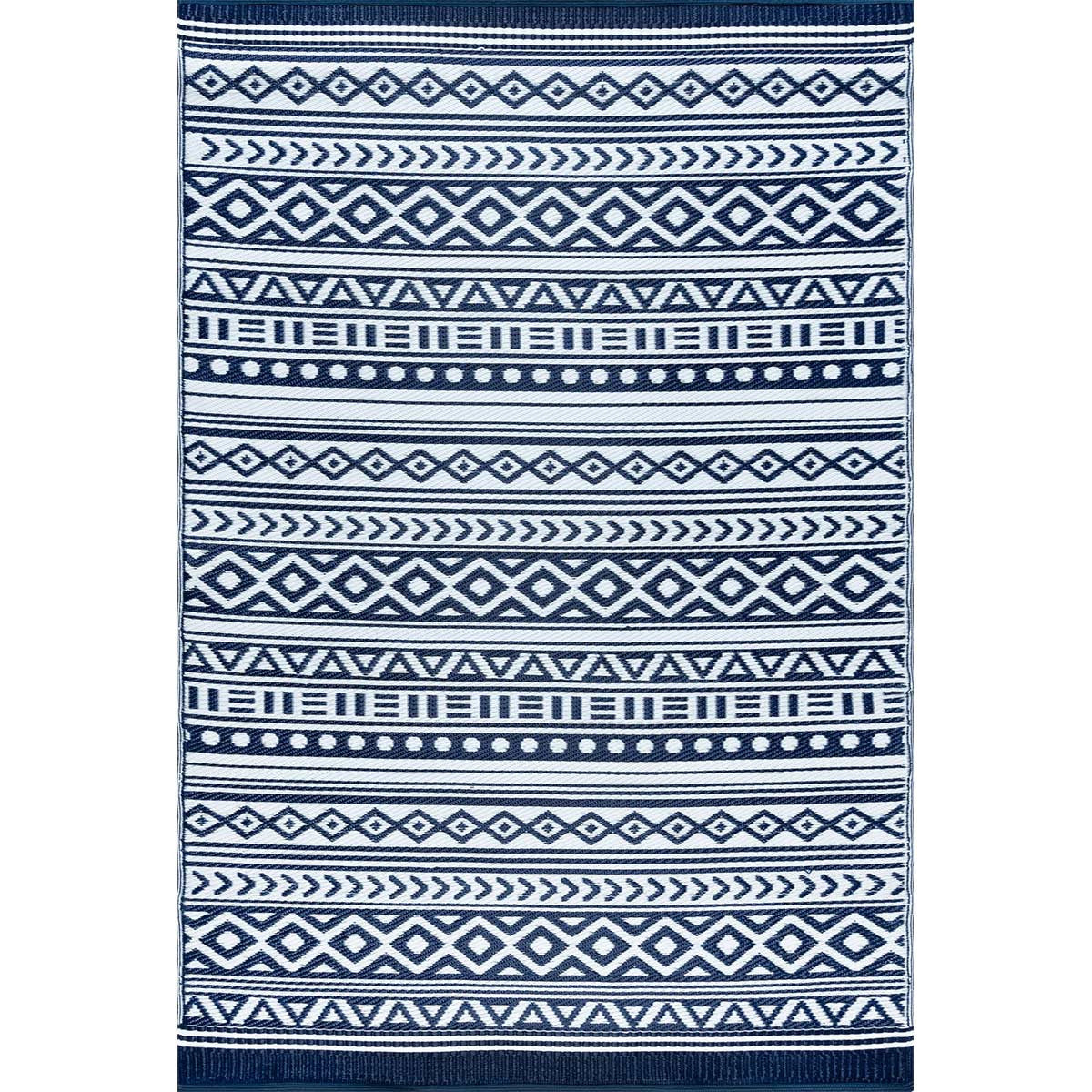 Avandaro Blue Indoor/Outdoor Utility Mat - 6 x 9