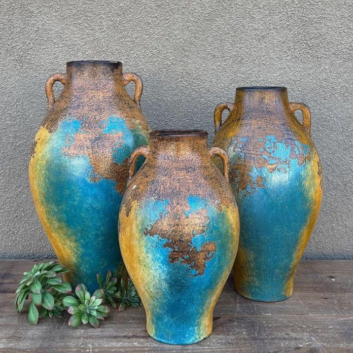 Southwest Sky Clay Vases - Set of 3