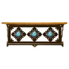 Turquoise Diamond Bath Shelf