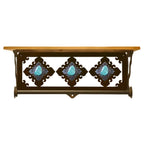 Turquoise Diamond Bath Shelf
