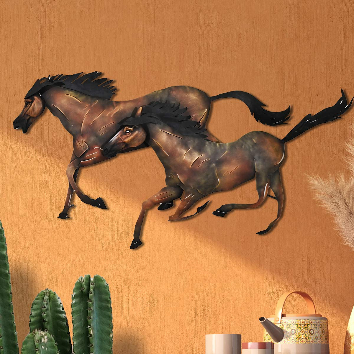 Wild Herd Metal Wall Art