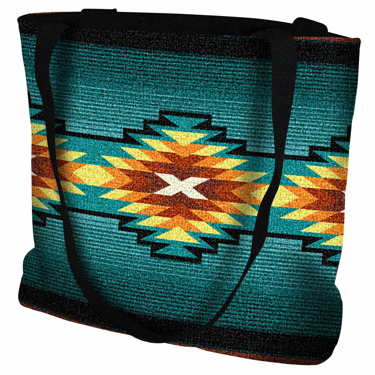 Southwest Geometric Turquoise II Tote Bag