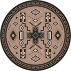 Double Cross Sand Rug - 8 Ft. Round