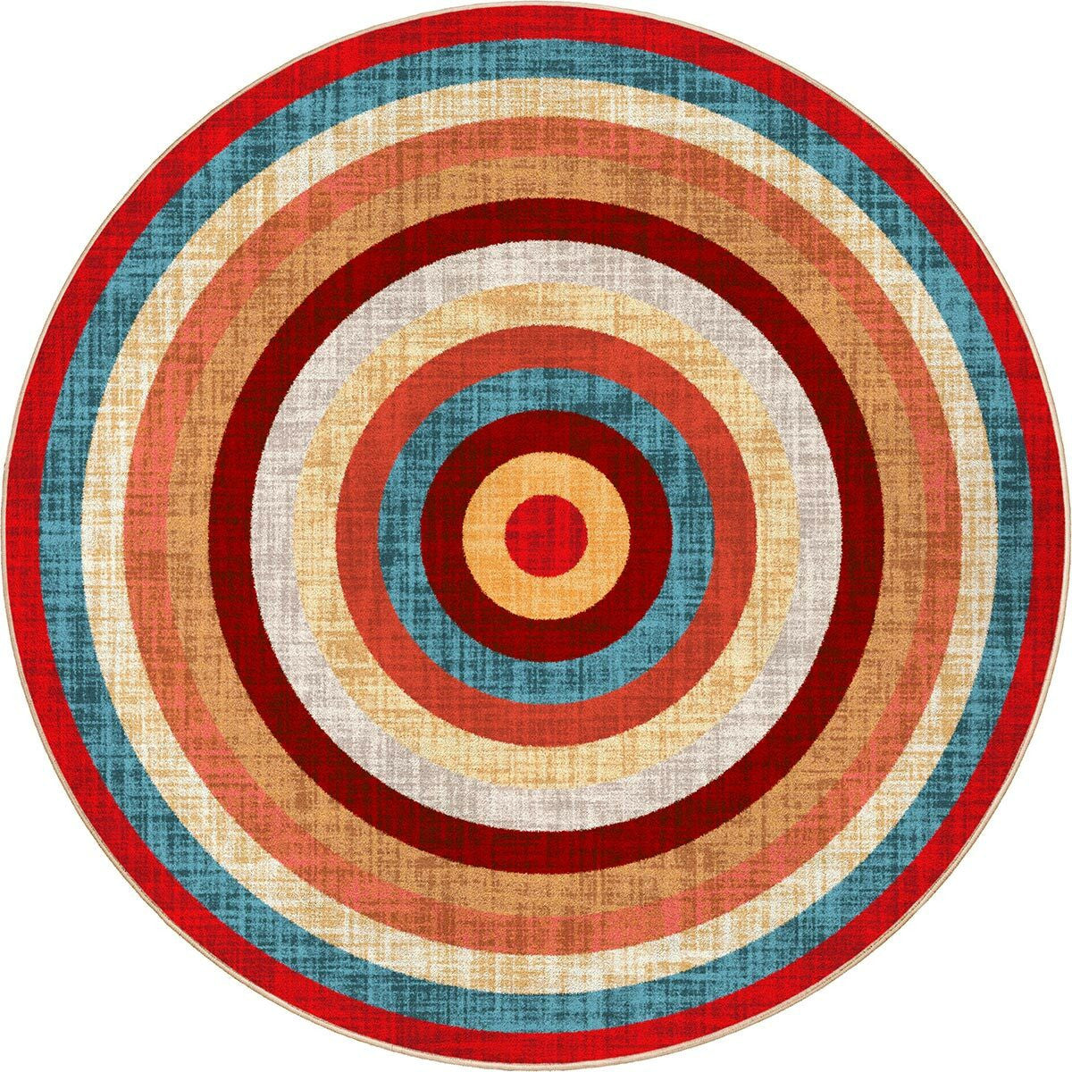 Southwest Fiesta Rug - 8 Ft. Round