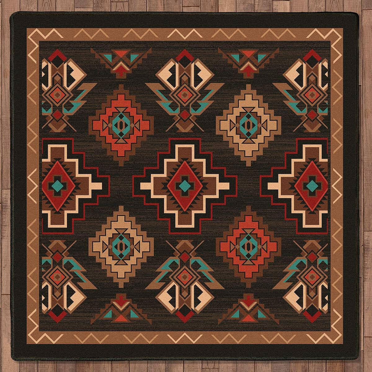Teton Peaks Rug - 8 Ft. Square