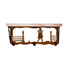 Cowgirl 20 Inch Pine Hook Shelf