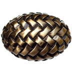 Equestrian Braid Egg Knob - Set of 2