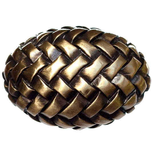 Equestrian Braid Egg Knob - Set of 2