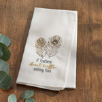 Soft Plumes Decorative Dishtowels - Set of 4