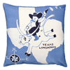 Texas Longhorns Embroidered Pillow