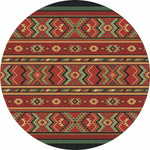Star Eagle Terracotta Rug - 8 Ft. Round