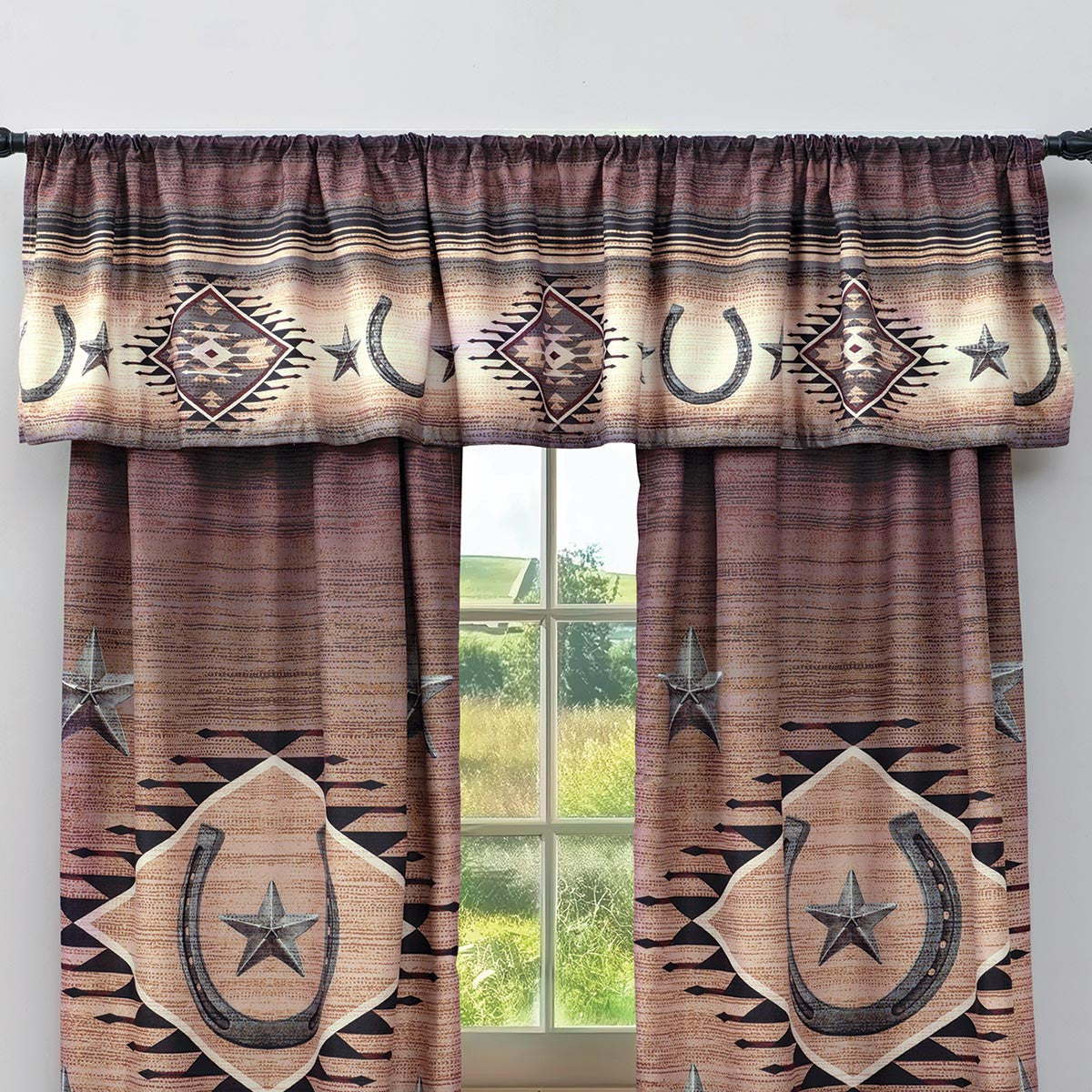 Western Star Lined Valance