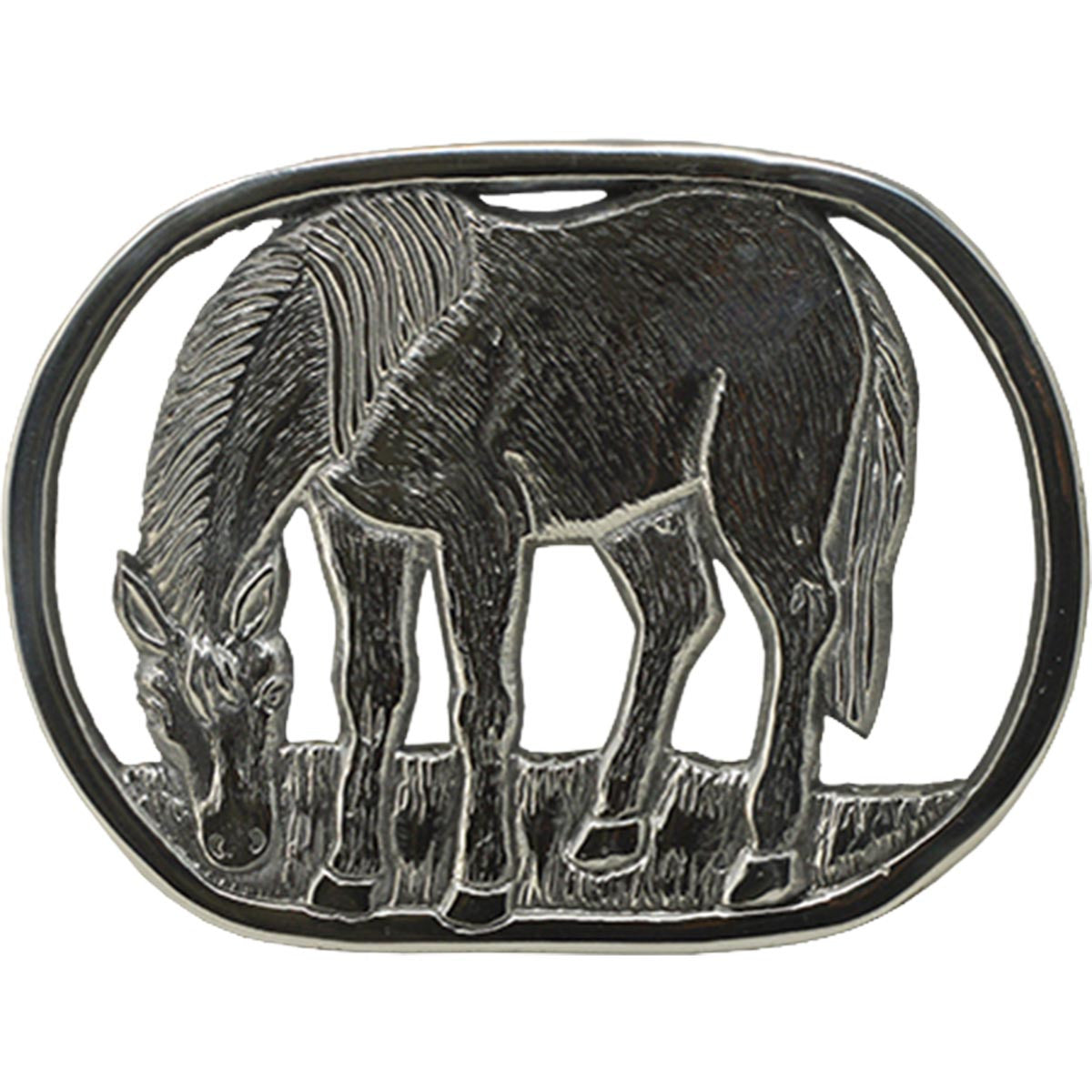 Pewter Horse Trivet