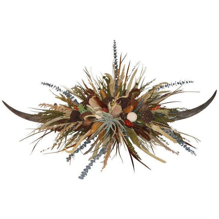 Destry Double Horn Centerpiece