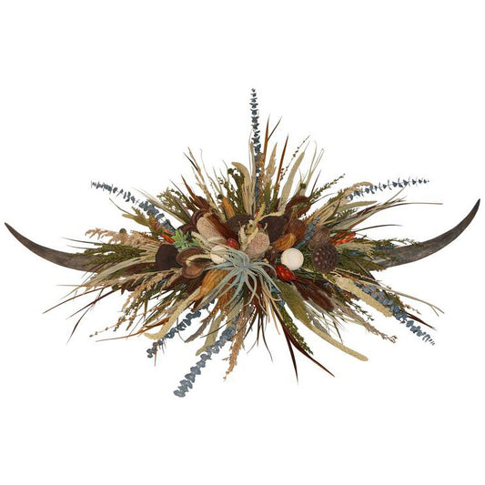 Destry Double Horn Centerpiece