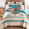 Southwest Ranch Quilt Bed Set - Queen