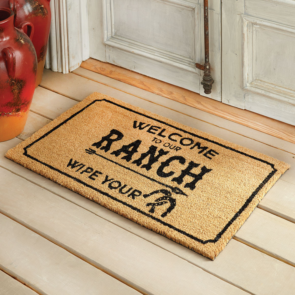 Ranch Welcome Coir Mat