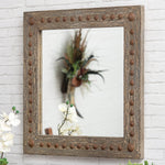 Mountain Pass Wood Wall Mirror - 30 x 30