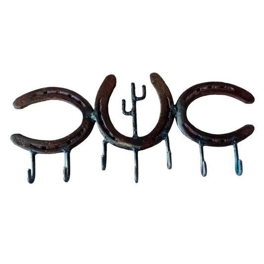 Triple Horseshoe Haven Key Holder