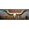 Longhorn & Barnwood Personalized Stretched Canvas - Large