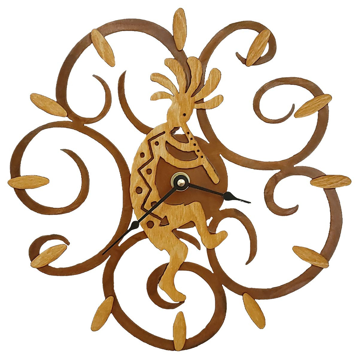 Dancing Kokopelli Wall Clock