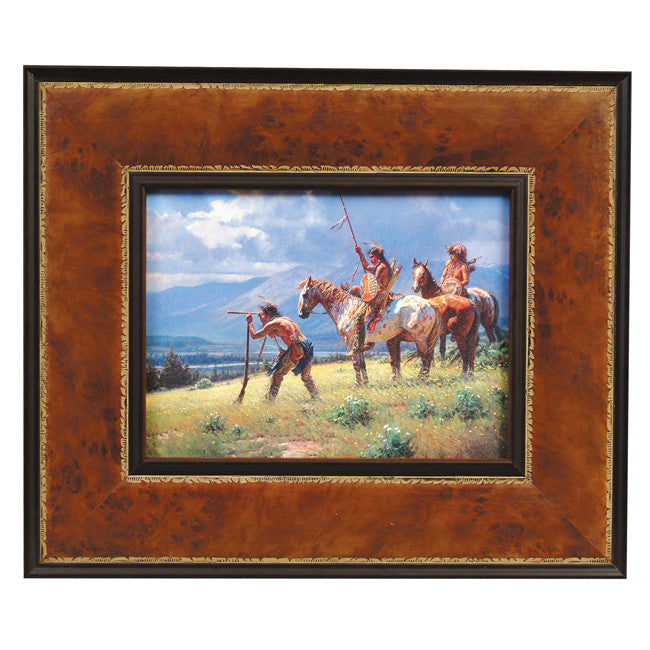 Dust in the Distance Framed Print