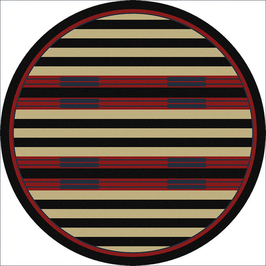 Chief Stripe Rug - 8 Ft. Round