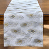 Falling Plumes Table Runner - 54 Inch