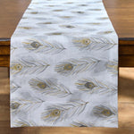 Falling Plumes Table Runner - 54 Inch