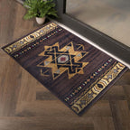 Outlaw Oasis Brown Rug - 2 x 3