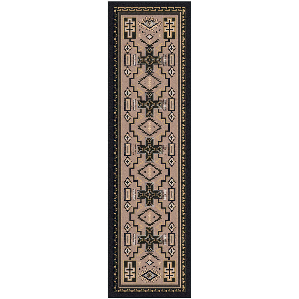 Double Cross Sand Rug - 2 x 8