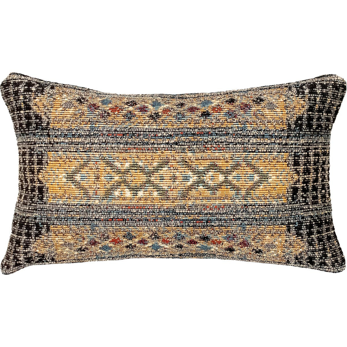 Tribal Stripes Oblong Accent Pillow - Black - OUT OF STOCK UNTIL 09/11/2026