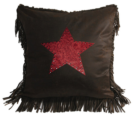 Cheyenne Red Star Pillow
