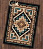Aztec River Rug - 3 x 4