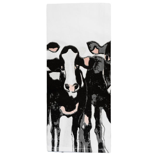 Dairy Cows Kitchen Towel - Set of 4