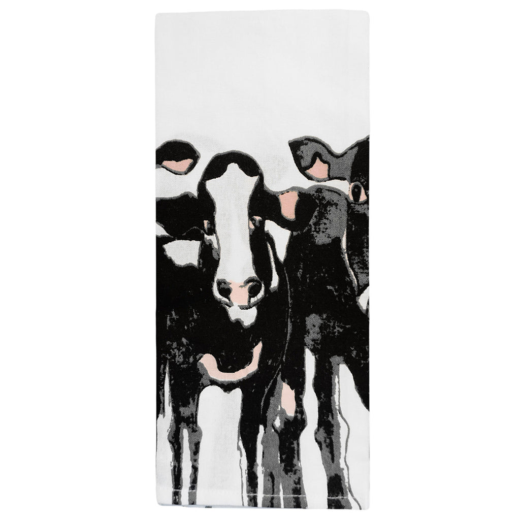 Dairy Cows Kitchen Towel - Set of 4