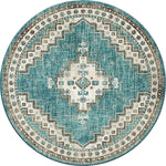 Sedona Nights Turquoise Rug - 8 Ft. Round