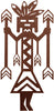 Yei Female Metal Wall Art