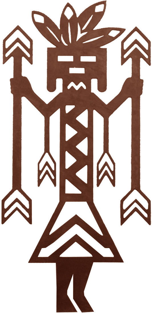 Yei Female Metal Wall Art