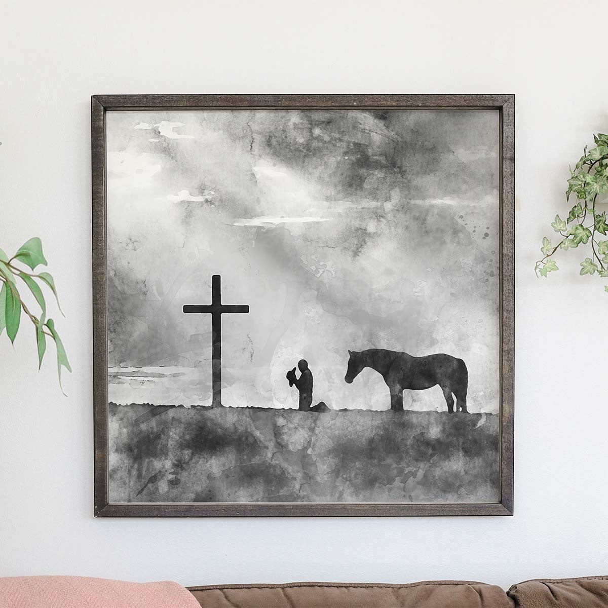 Kneel at the Cross Wall Art