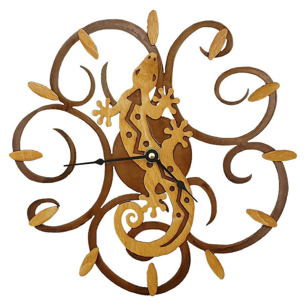 Taos Lizard Wall Clock