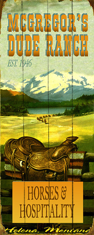 Western Ranch Sign
