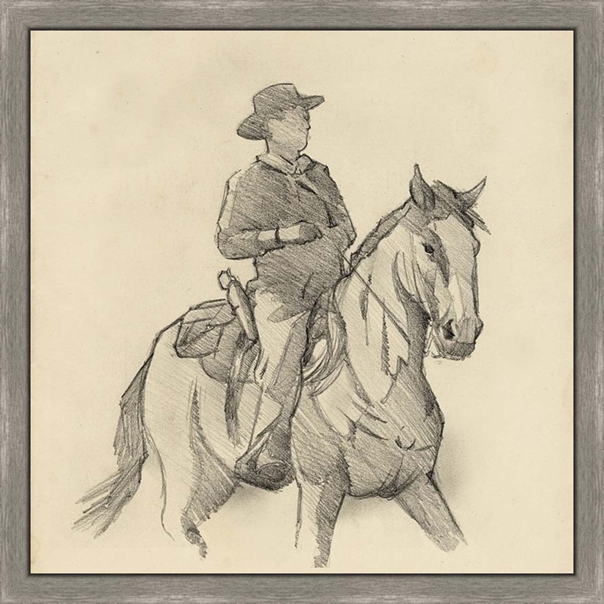 Rancher Sketch Wall Art