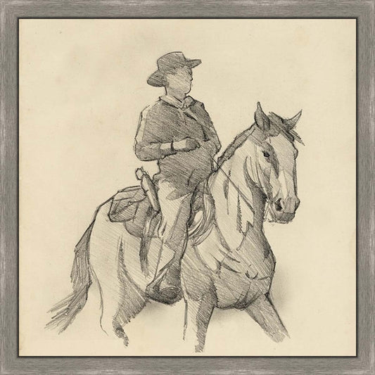 Rancher Sketch Wall Art