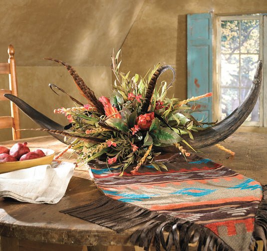 Double Horn Floral Arrangement