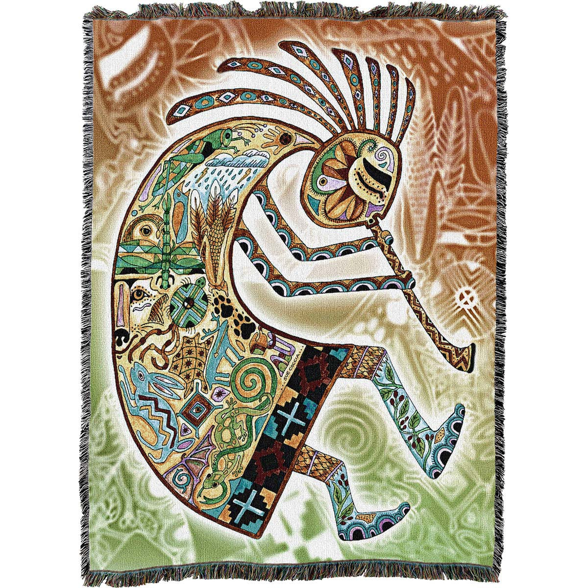 Kokopelli Summer Throw