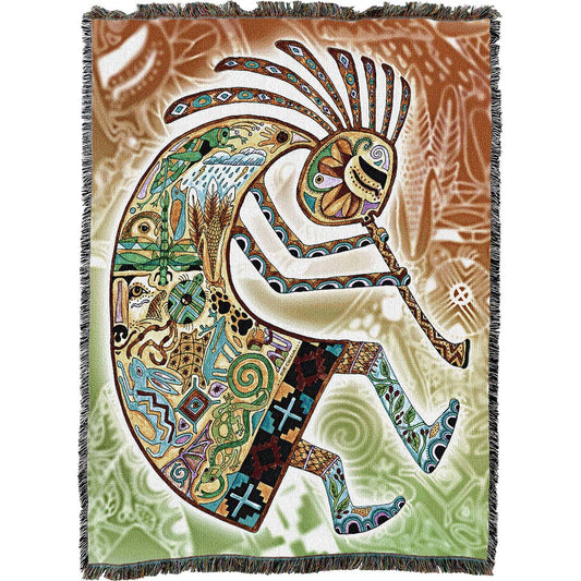 Kokopelli Summer Throw