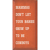 Cowboys Mammas Wall Art